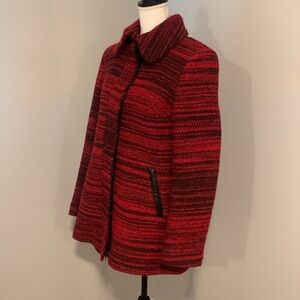 Mackage Marled Wool-Alpaca Tweed Coat